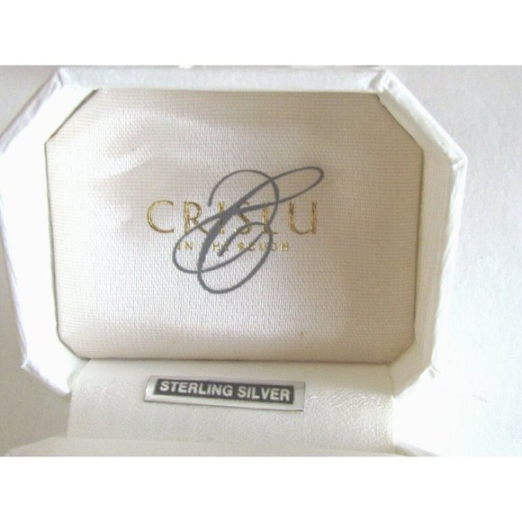 Men's Cufflink's Vintage Designer Crislu Real Sterling Silver Watch Cuff Links - Picture 3 of 6